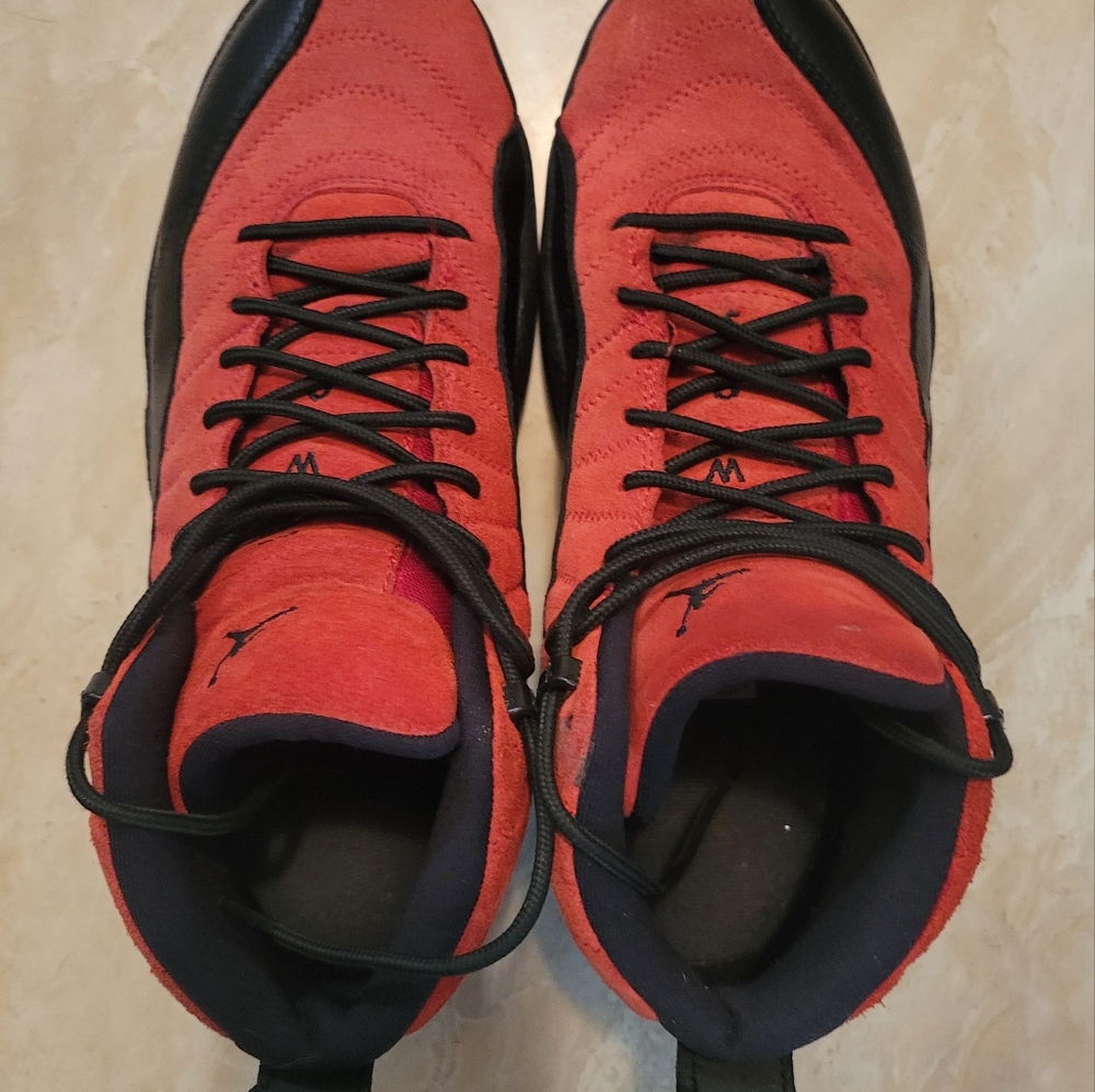 Red and Black Retro 12 Jordans